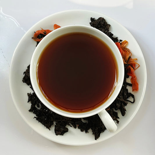 Lily Flower Shu Puerh Tea Ball