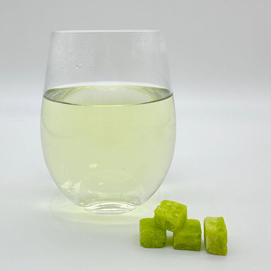 Mint Pear-syrup Tea Cube with Sea salt and Lemon