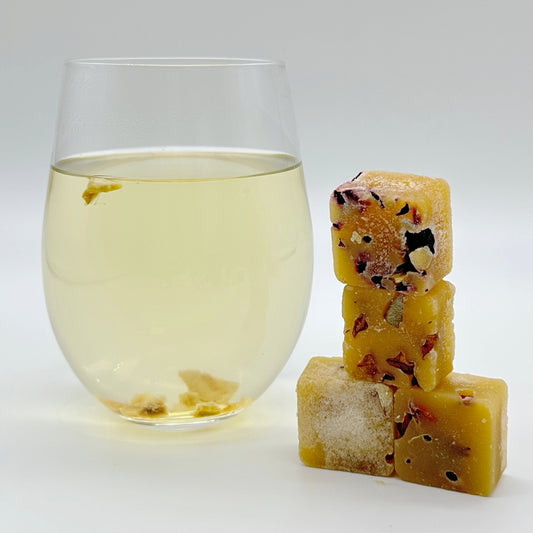 Honey Sugar Flower Tea Cube
