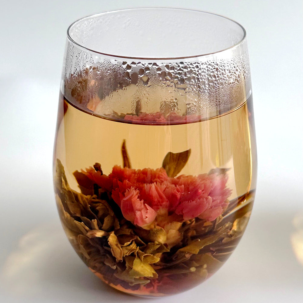 Handmade flower blooming tea ball - A Profusion of Colour