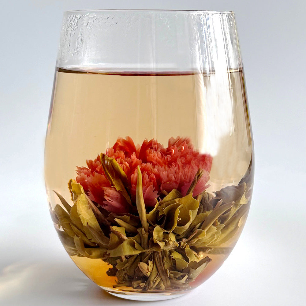Handmade flower blooming tea ball - A Profusion of Colour