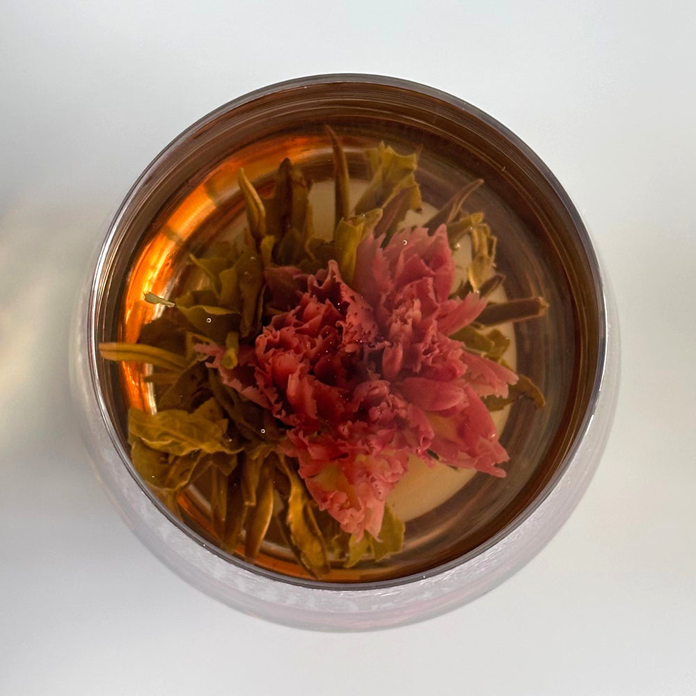 Handmade flower blooming tea ball - A Profusion of Colour