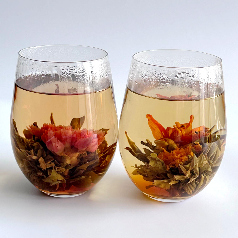 Handmade flower blooming tea ball - A Profusion of Colour