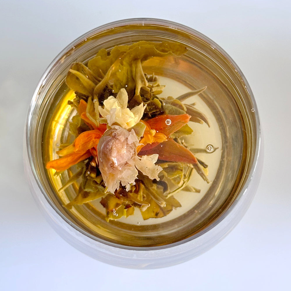Handmade Flower Blooming Tea Ball - The Golden Dragon Spits Pearls