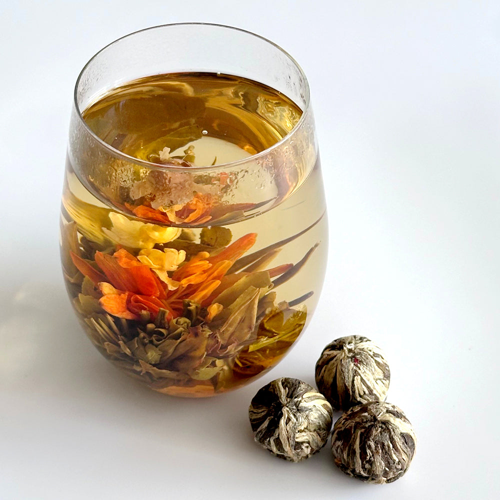 Handmade Flower Blooming Tea Ball - The Golden Dragon Spits Pearls