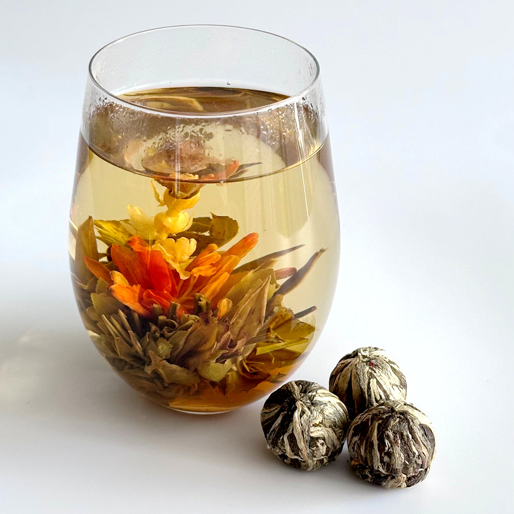 Handmade Flower Blooming Tea Ball - The Golden Dragon Spits Pearls
