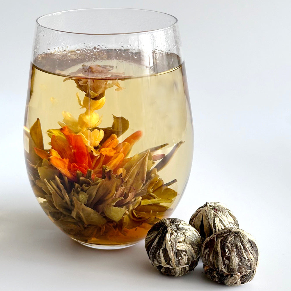 Handmade Flower Blooming Tea Ball - The Golden Dragon Spits Pearls