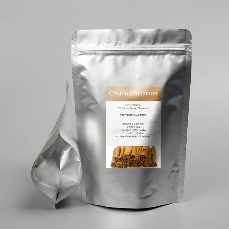 Pure and Natural Dried Ceylon Cinnamon Bark Tea 100grams packed