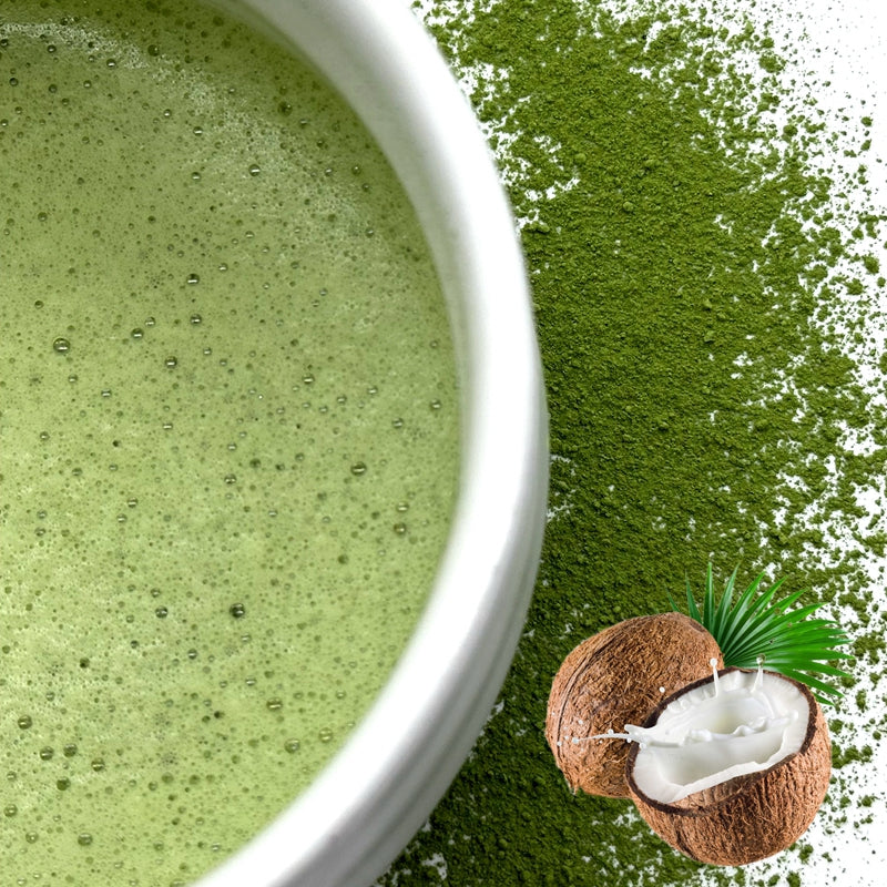 Coconut Flavored Matcha Ceremonial Grade 30grams Can Packed
