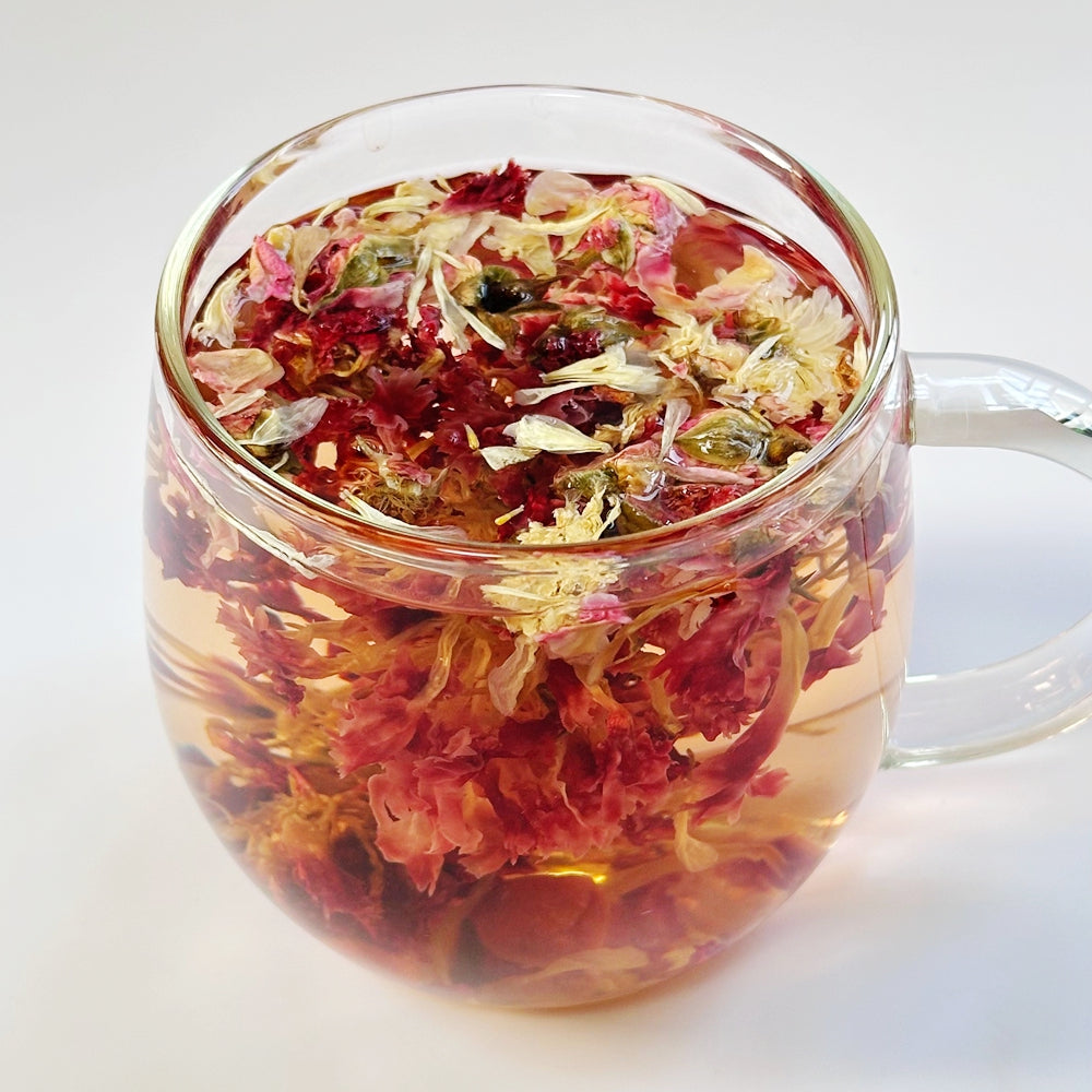 Hand-wrapped Flower Tea Ball Rose & Jasmine 500grams Packed