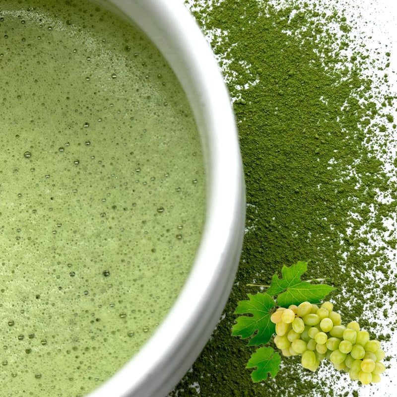 Grape Flavored Matcha Green Ceremonial Grade 30grams Can Packed