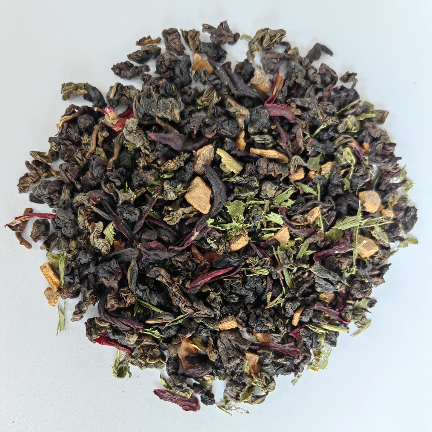 Spiced Life Baked Oolong Hibiscus Tea with Cinnamon Pieces