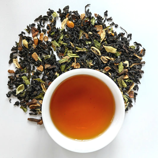 Spiced Life assam black tea Masala Chai Cinnamon Tea with Cardamom Cloves