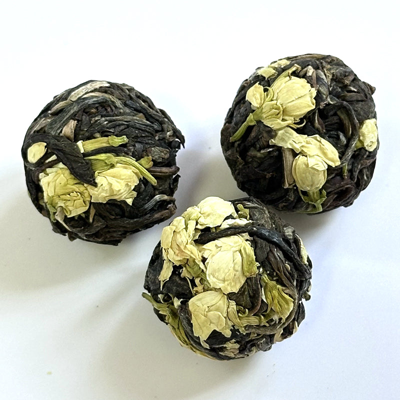 Jasmine Flower Sheng Puerh Tea Ball