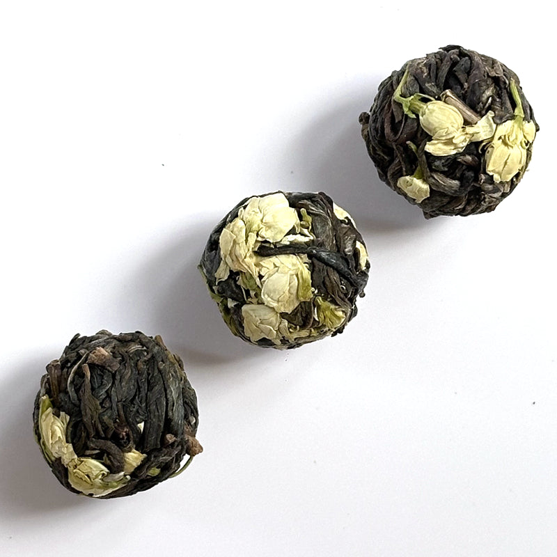 Jasmine Flower Sheng Puerh Tea Ball