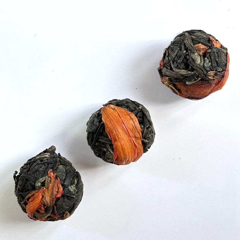 Lily Flower Sheng Puerh Tea Ball