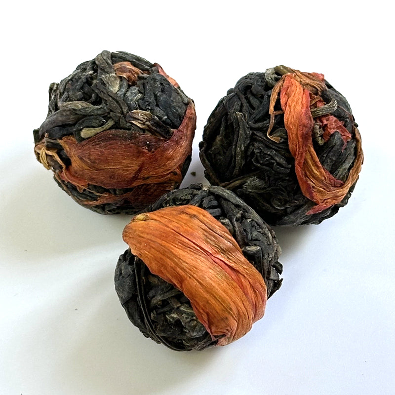 Lily Flower Sheng Puerh Tea Ball