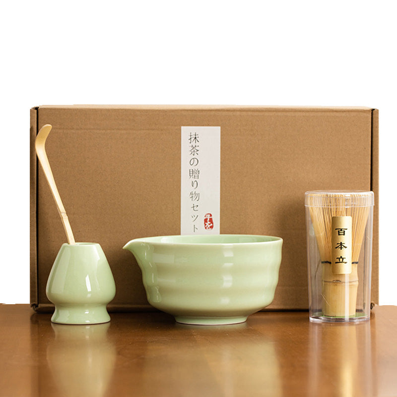 Tea-set matcha tool bowl spoon whisk holder