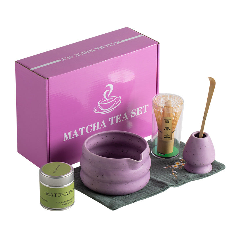 Flavored Matcha Strawberry Tea Set