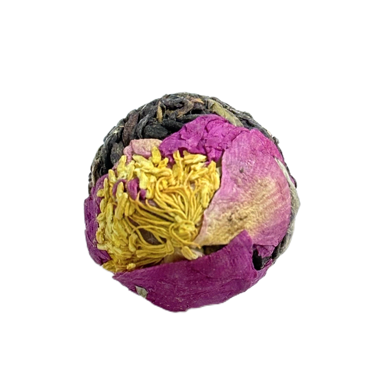 Peony Flower Sheng Puerh Tea Ball