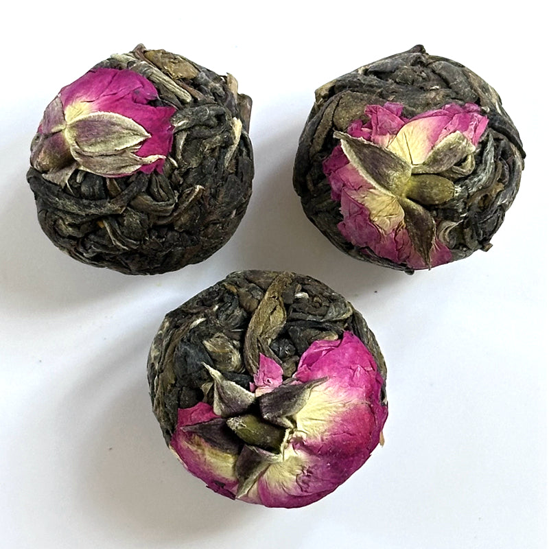 Rose Flower Sheng Puerh Tea Ball