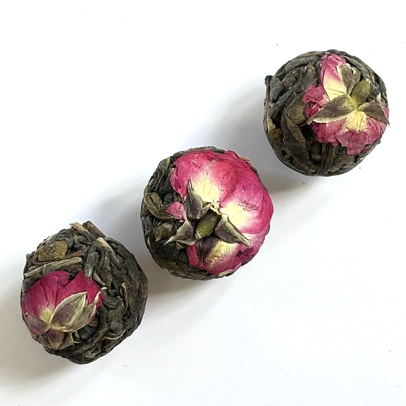 Rose Flower Sheng Puerh Tea Ball