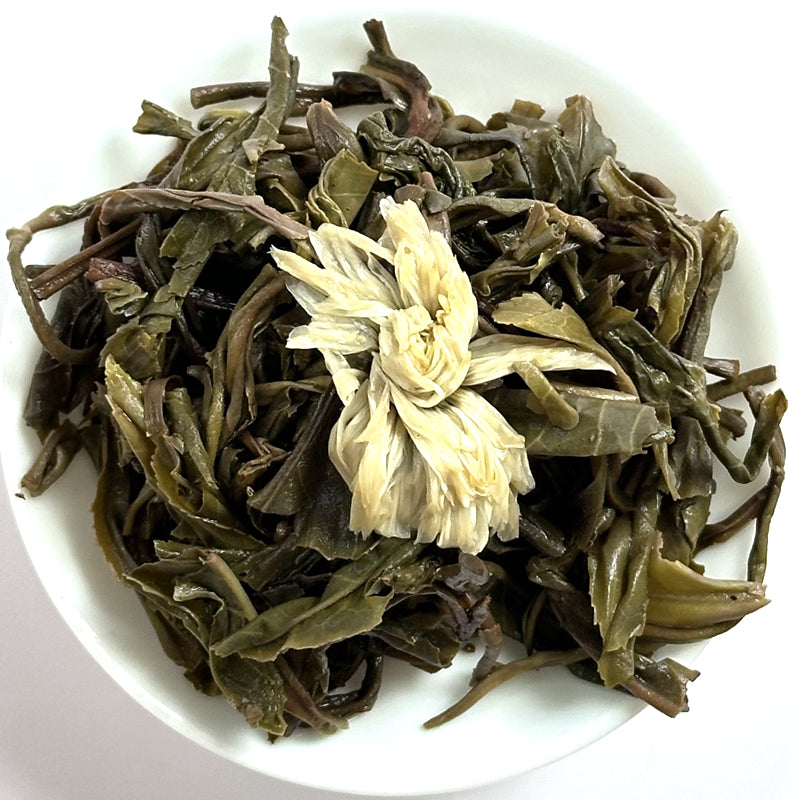 White Chrysanthemum Flower Sheng Puerh Tea Ball