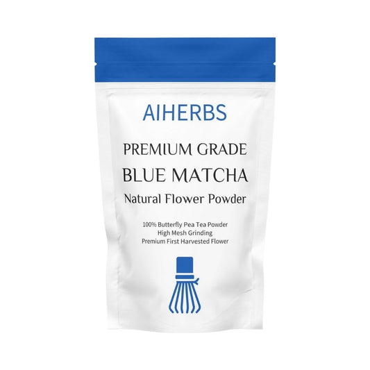 100% Pure and Natural Blue Matcha - Butterfly Pea Flower Herbal Tea Powder