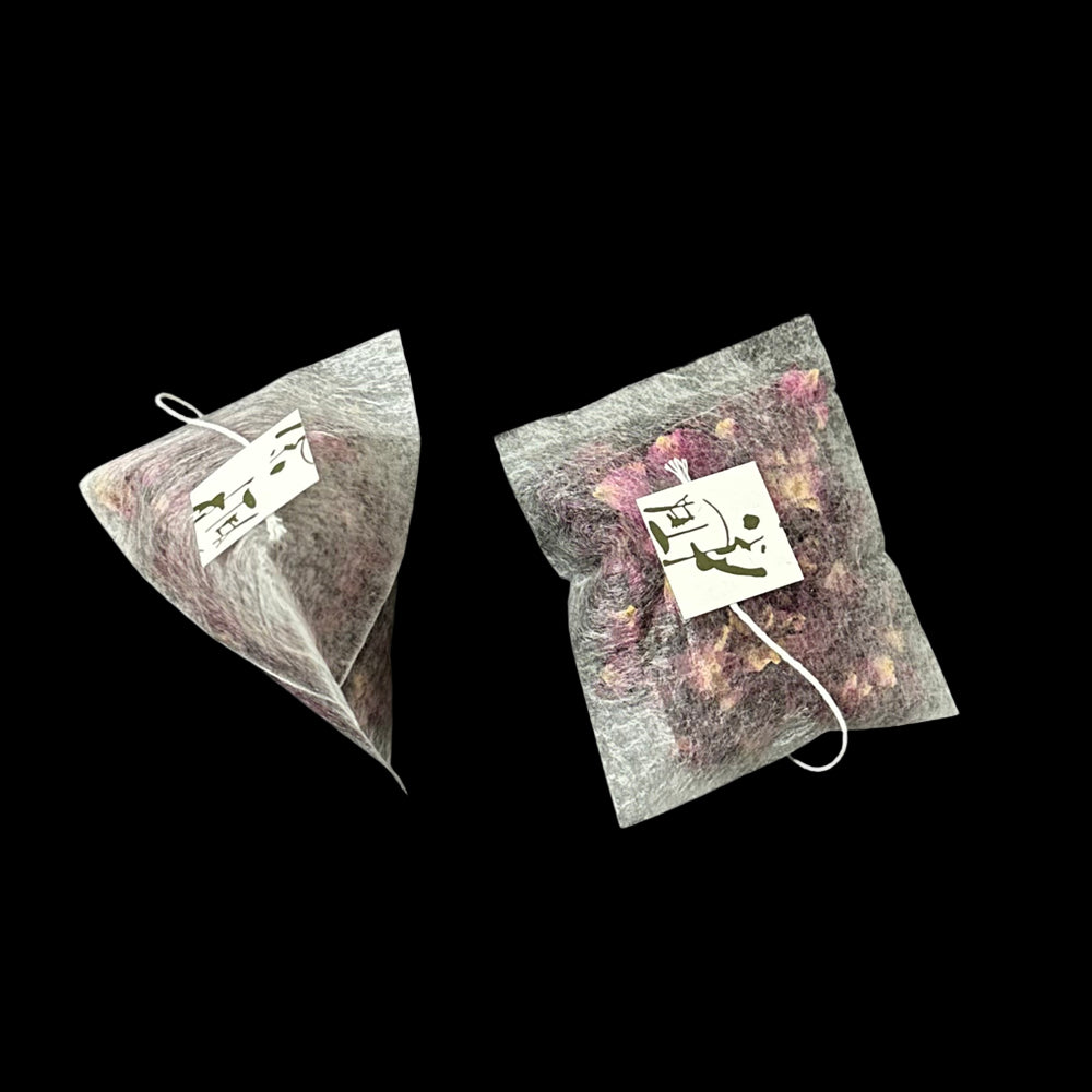 Empty Corn fiber non-woven fabric 5.8*7cm triangular tea bag