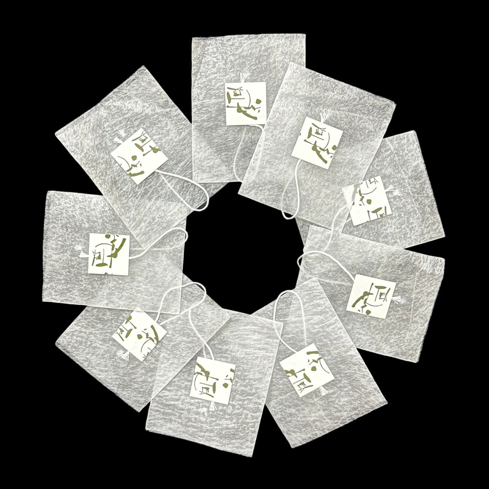 Empty Corn fiber non-woven fabric 5.8*7cm triangular tea bag