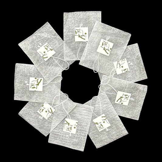 Empty Corn fiber non-woven fabric 5.8*7cm triangular tea bag