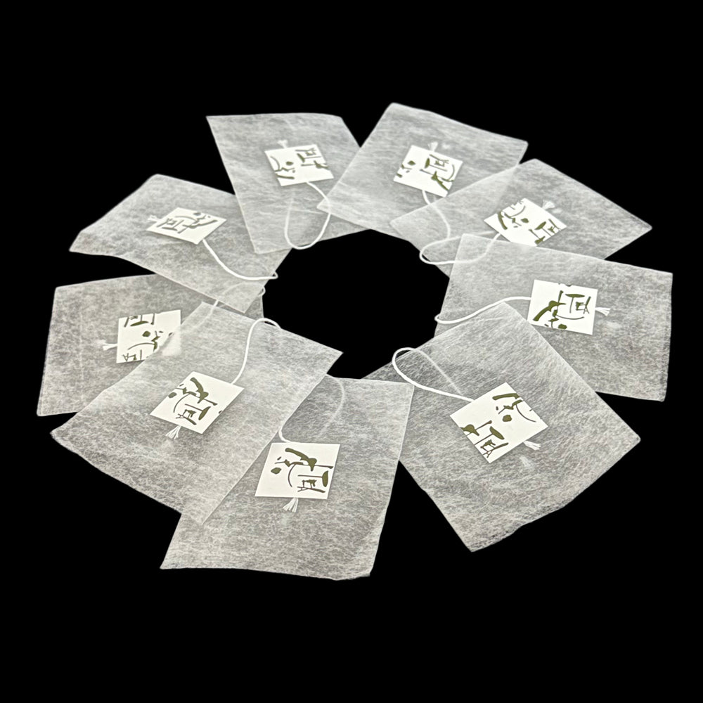 Empty Corn fiber non-woven fabric 5.8*7cm triangular tea bag