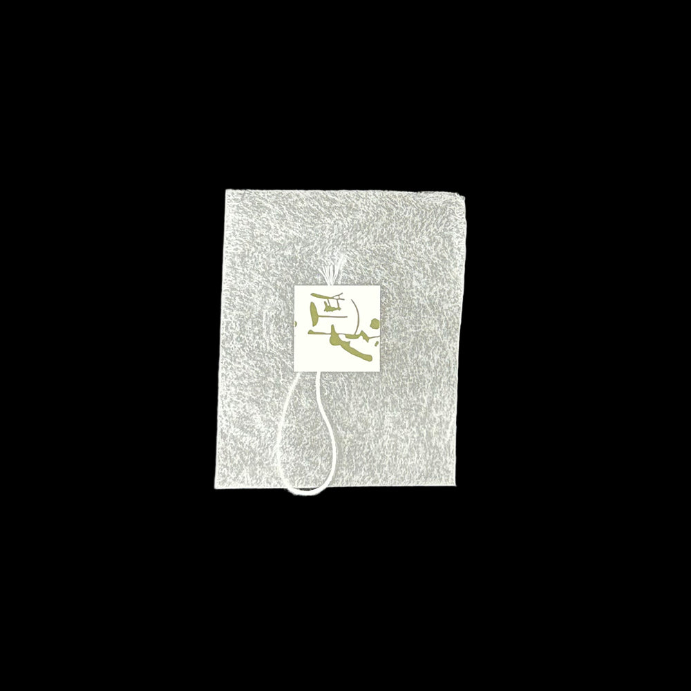 Empty Corn fiber non-woven fabric 5.8*7cm triangular tea bag