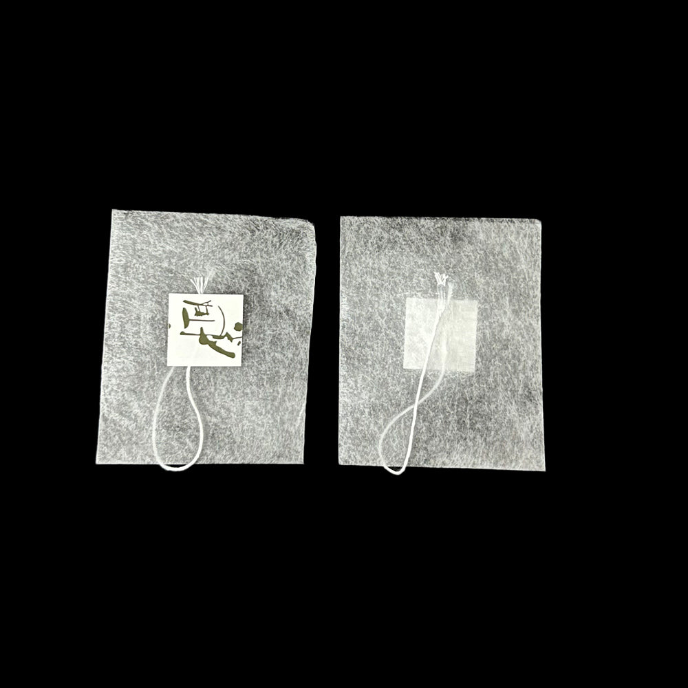 Empty Corn fiber non-woven fabric 5.8*7cm triangular tea bag