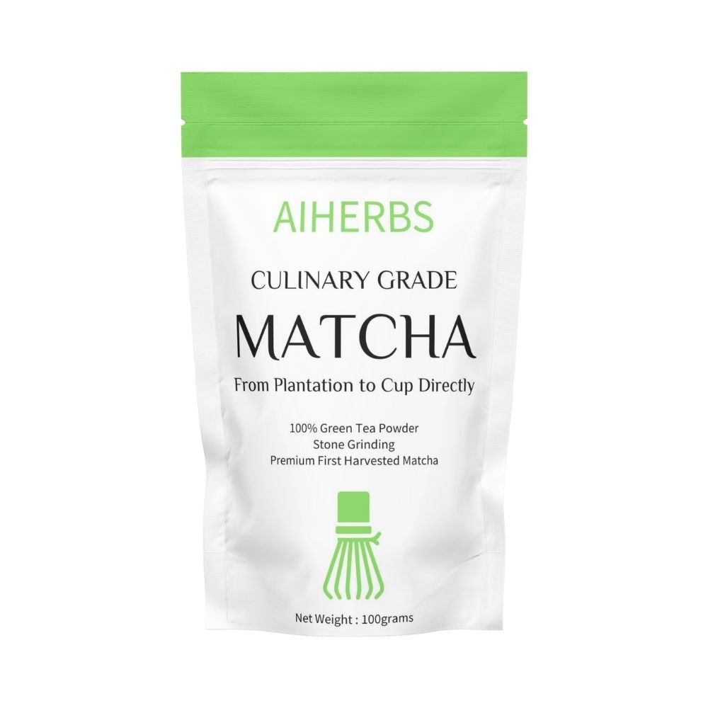 100% Pure and Natural Stone Grinding Green Tea Powder Matcha Culinary Grade 3A