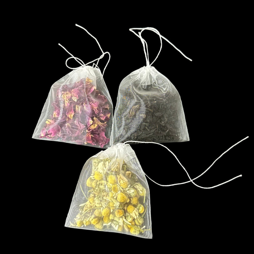 Food-grade drawstring nylon tea bag, empty tea bag for making tea, boiling tea bag, disposable filter bag, tea filter bag