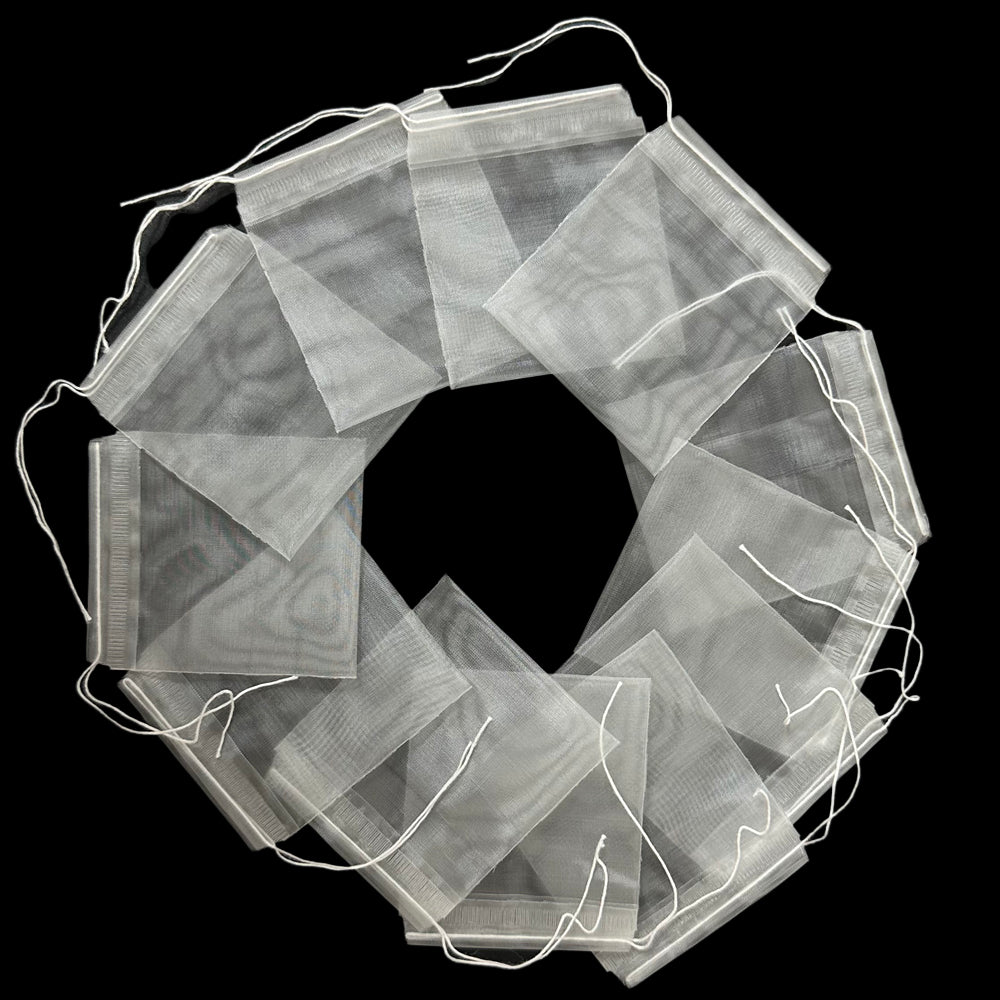 Food-grade drawstring nylon tea bag, empty tea bag for making tea, boiling tea bag, disposable filter bag, tea filter bag