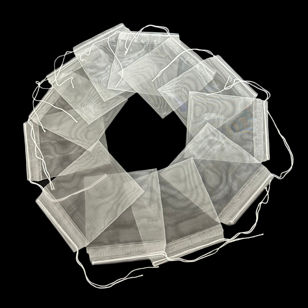 Food-grade drawstring nylon tea bag, empty tea bag for making tea, boiling tea bag, disposable filter bag, tea filter bag