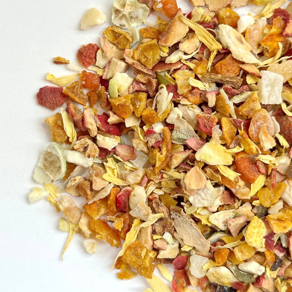 Rose Kumquat Lemon Fruit Tea