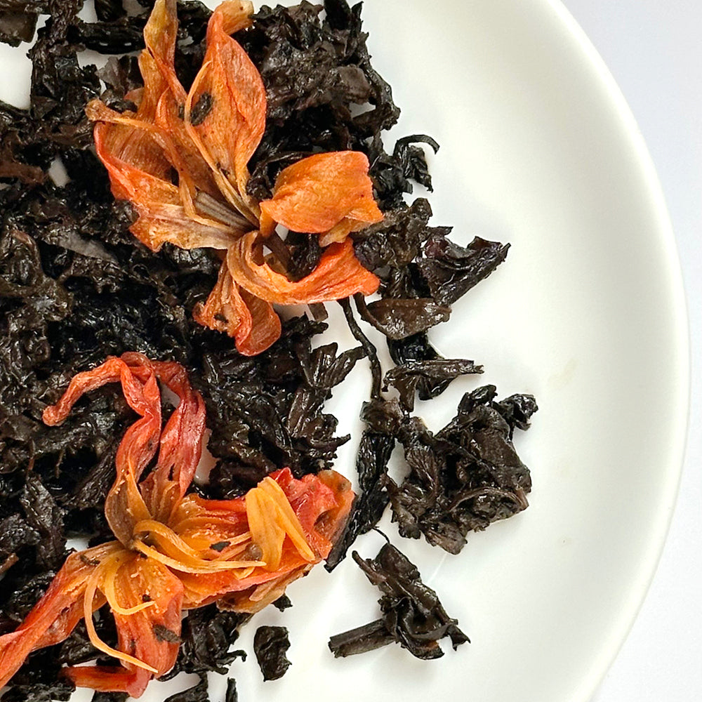 Lily Flower Shu Puerh Tea Ball