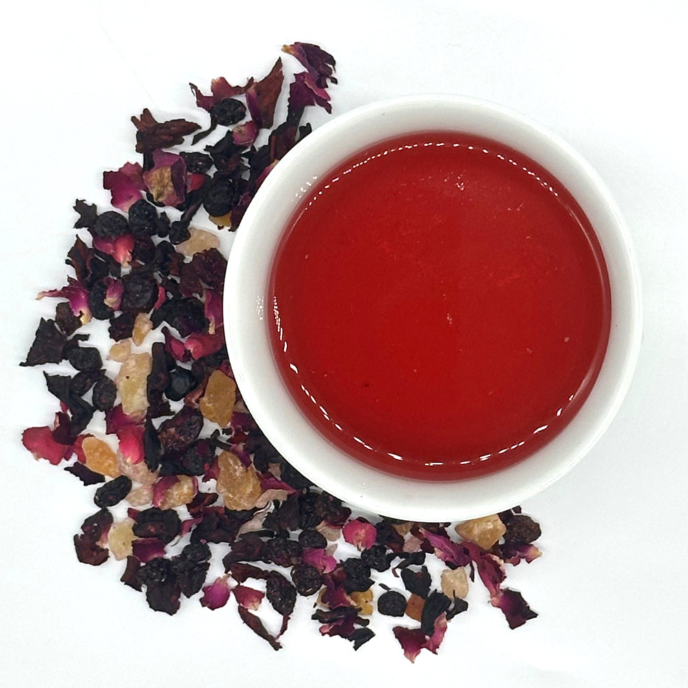 Rose Cherry Herbal Tea - Naturally Caffeine Free
