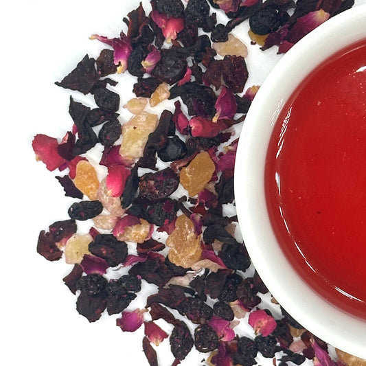 Rose Cherry Herbal Tea - Naturally Caffeine Free