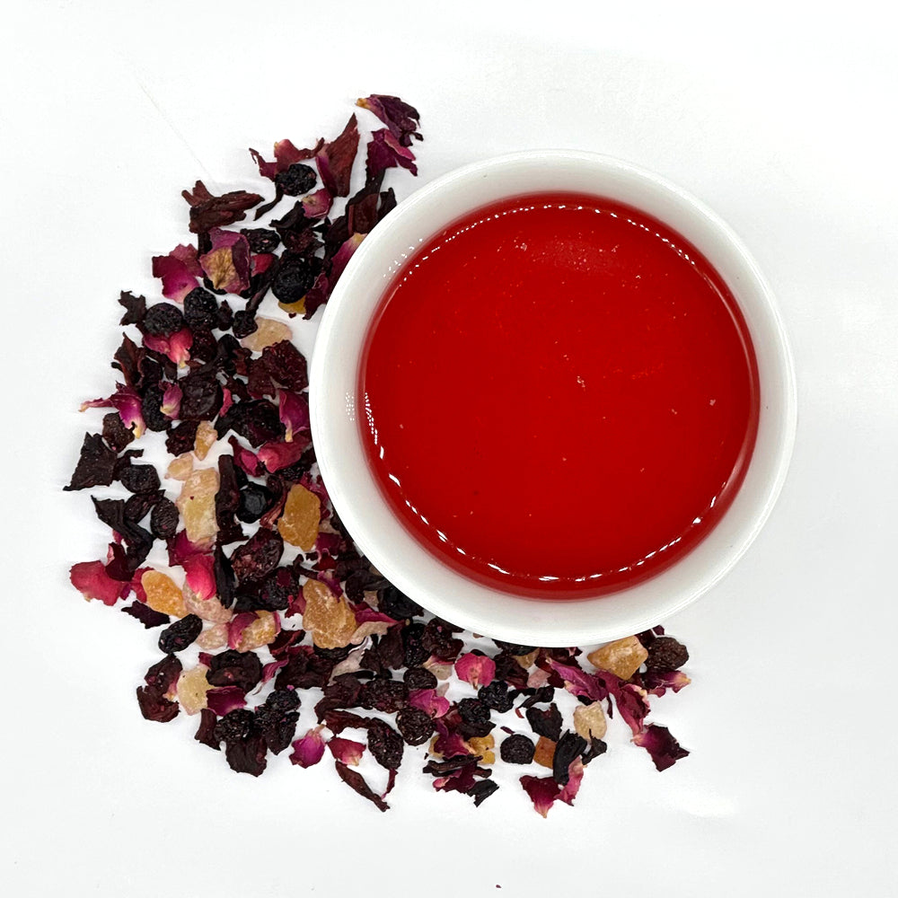 Rose Cherry Herbal Tea - Naturally Caffeine Free