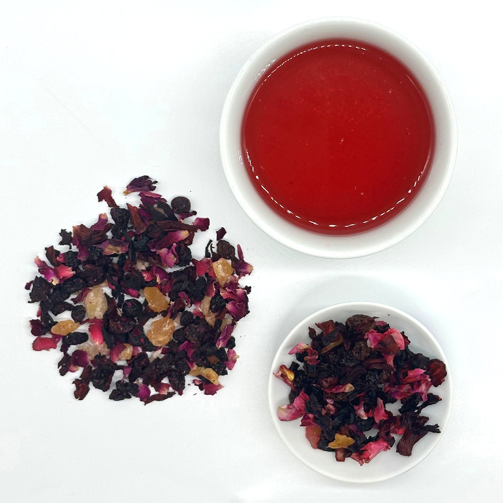 Rose Cherry Herbal Tea - Naturally Caffeine Free
