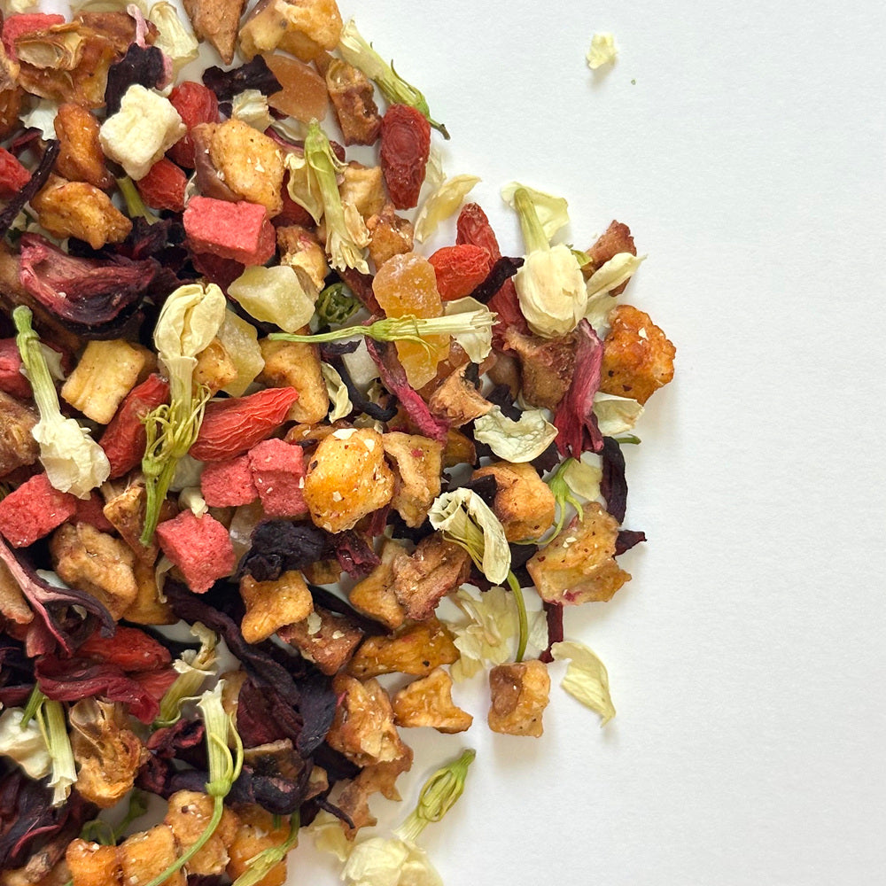 Strawberry Fruit Jasmine Flower Fruit Tea