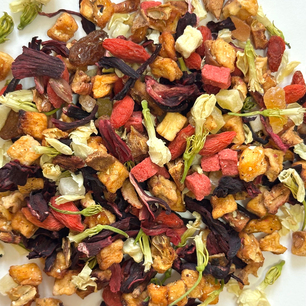 Strawberry Fruit Jasmine Flower Fruit Tea