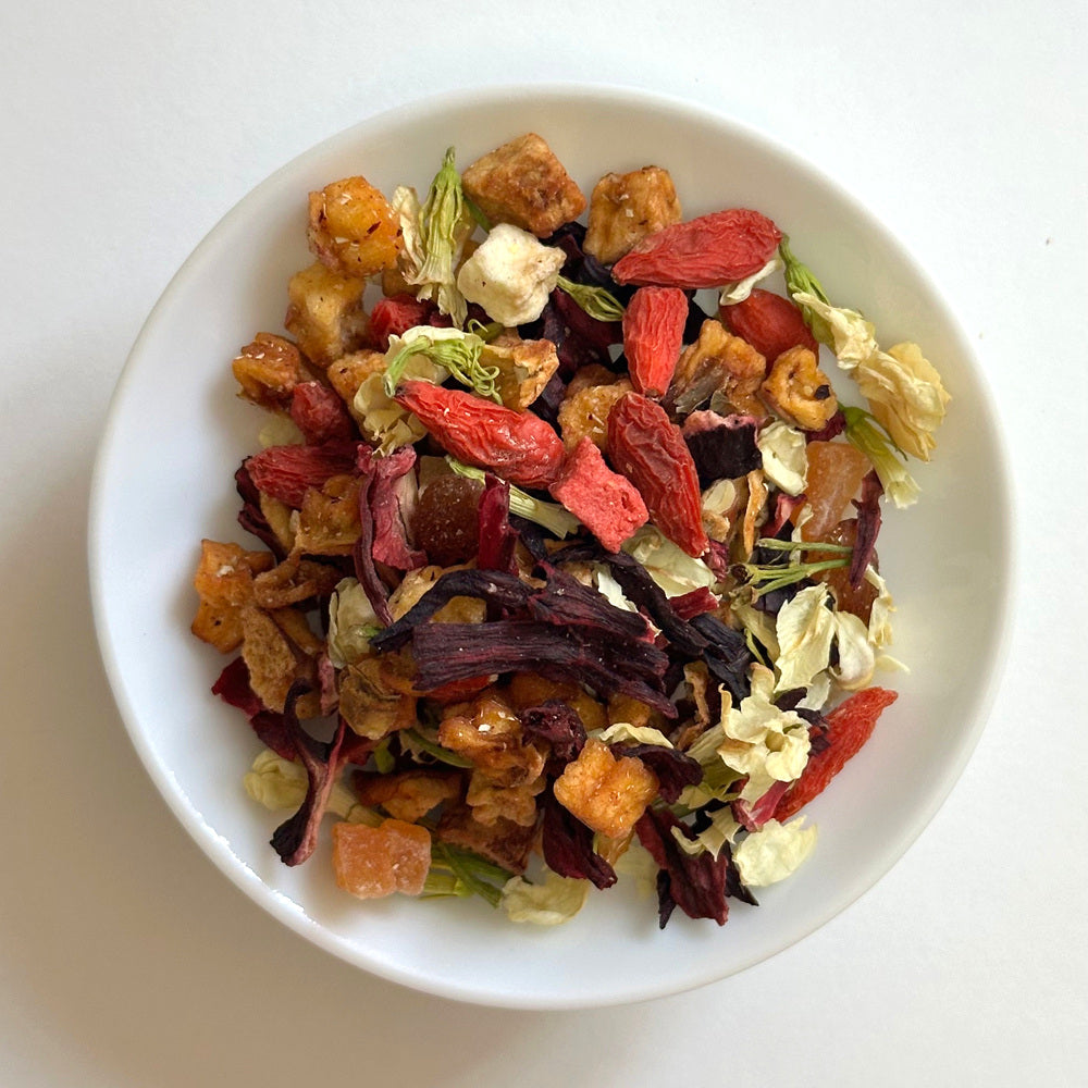 Strawberry Fruit Jasmine Flower Fruit Tea