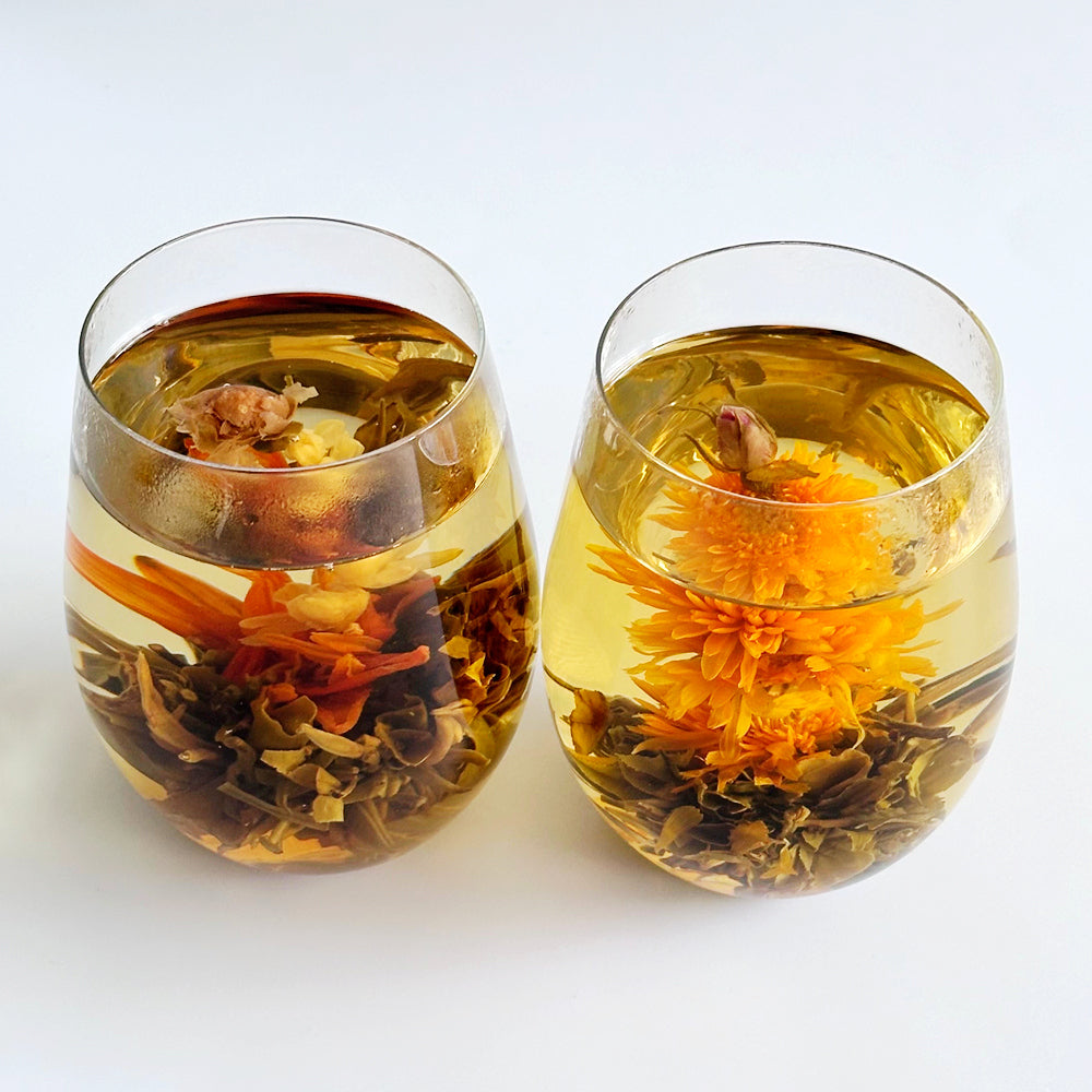 Handmade flower blooming tea ball - Rises Step by Step