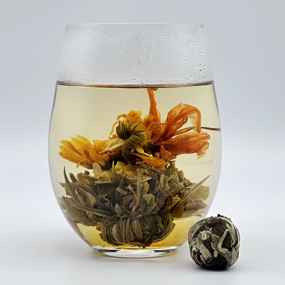 Handmade flower blooming tea ball - Love of Butterfly – AIHERBS