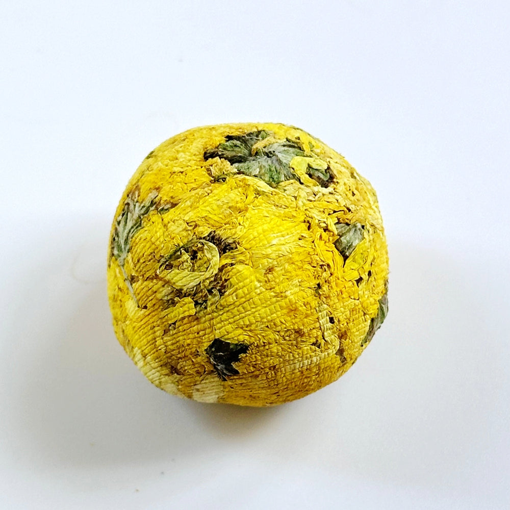 Hand-wrapped Flower Tea Ball Yellow Chrysanthemum 500grams packed